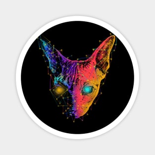 Geometry Sphynx Cat Magnet